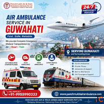 Book the Panchmukhi Air Ambulance Service in Guwahati with Life Care Medical Care