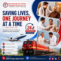 Panchmukhi ICU Train Ambulance in Ranchi- ICU on Wheels with modern day amenities