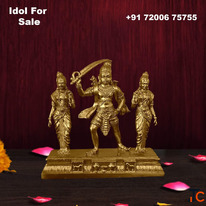 Brass Madurai Veeran Idol for Sale Premium Brass God Idol