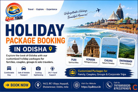 Holiday package booking in Odisha