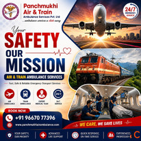 Panchmukhi ICU Train Ambulance in Delhi- Safe affordable and reliable