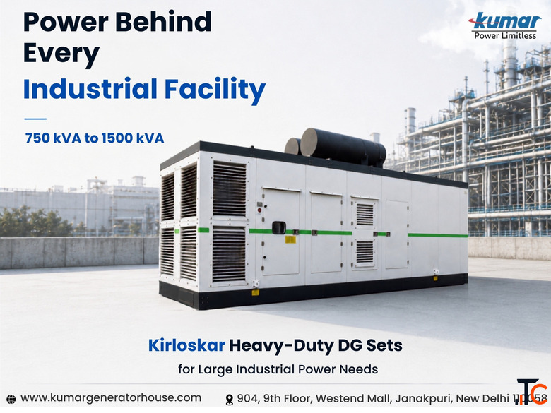 Kirloskar Diesel Generators CPCB IV For Large Industrial Sector