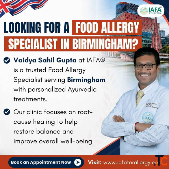 Best Food Allergy Specialist in Birmingham Natural Ayurvedic Allergy Care