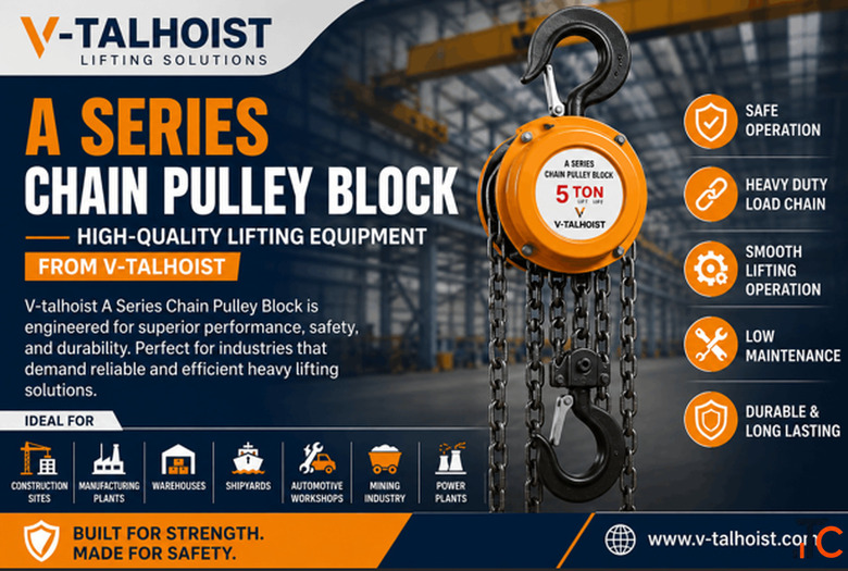 A Series Chain Pulley Block in Mumbai - V-talhoist
