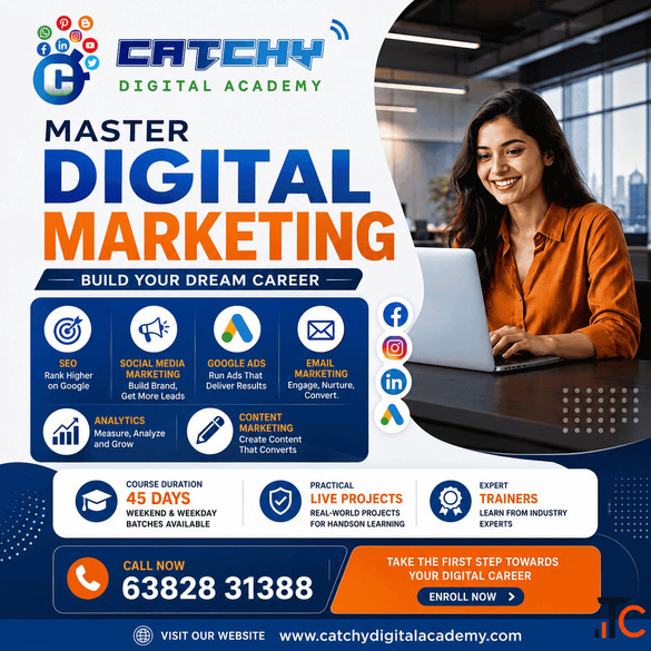 Catchy Digital Marketing Training with Affordable Fees Coimbatore
