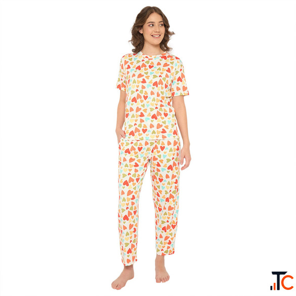 Buy Premium Women Night Suit Online in India Soft Cotton Ladies Nightwear Printed Night Suits Sleepw