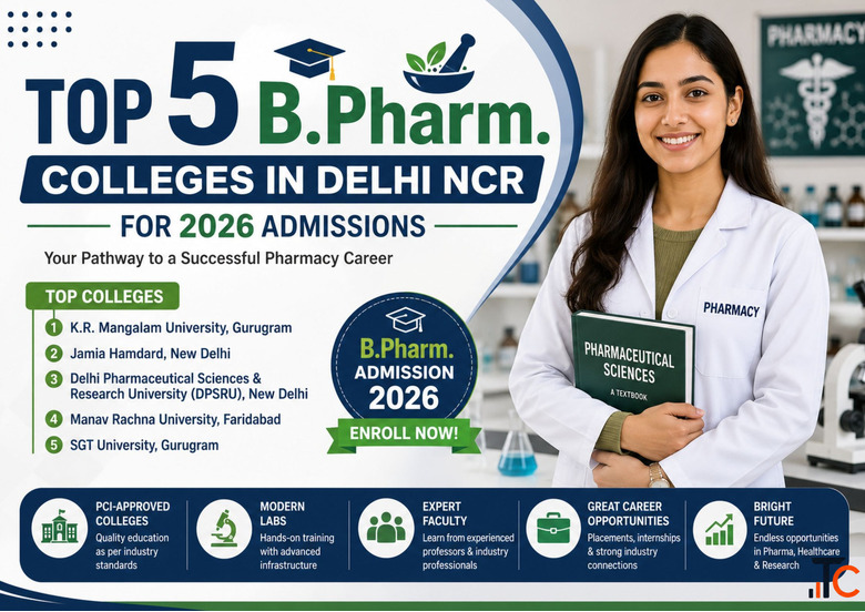 Top 5 B.Pharm. Colleges in Delhi NCR for 2026 Admissions