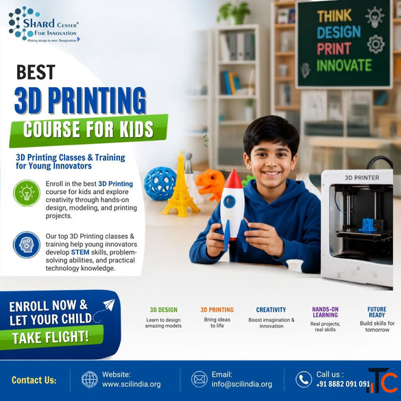 Best 3D Printing Course for Kids 3D Printing Classes Training for Young Innovators