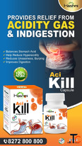 Hashmi AciKill 20 Capsules Herbal Digestive Care Acidity Support