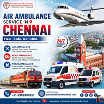 The Panchmukhi Air Ambulance Service in Chennai Offers a Safe Patient Transportation Option