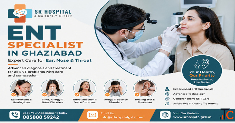 Best ENT Specialist in Ghaziabad Expert ENT Care at SR Hospital