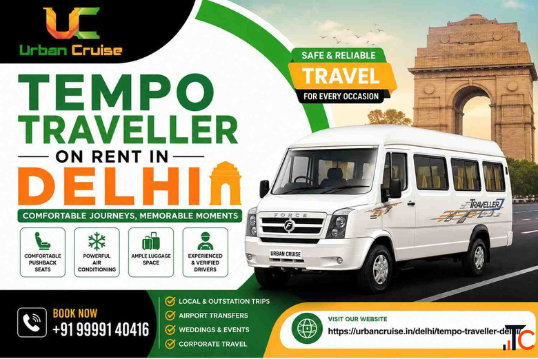 Tempo Traveller on Rent in Delhi Luxury Tempo Traveller Affordable Tempo Traveller Rent in Delhi