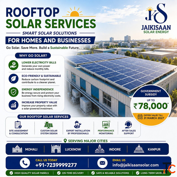 Rooftop Solar Services in Lucknow Smart Solar Solutions for Homes and Businesses