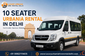 Luxury 10 Seater Urbania Rental in Delhi