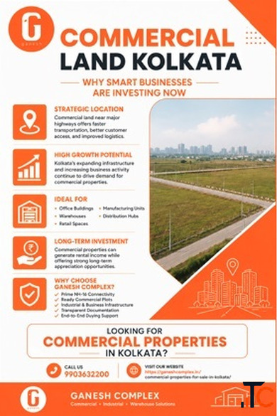 Best Commercial Land in Kolkata for Business Growth