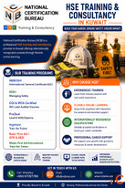 National Certification Bureau NCB - HSE Training Consultancy in Kuwait NEBOSH IOSH ISO ProQual First