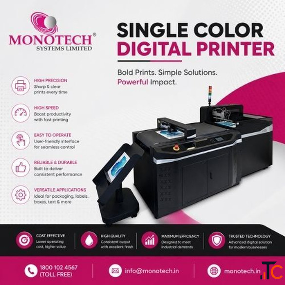 Best Single Color Digital Printer by Monotech