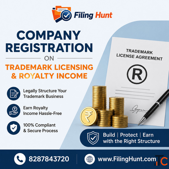 Company Registration on Trademark Licensing and Royalty Income