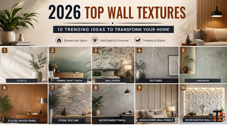 2026 Top Wall Textures 10 Modern Ideas to Transform Every Room