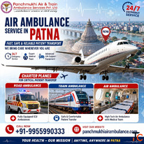 Panchmukhi Air Ambulance in Patna- Rapid Medical Transport on Time