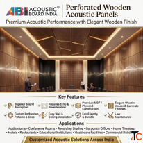 Perforated Wooden Acoustic Panels in Delhi