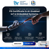 Build Smart Devices with AI IIT Jammu PG Certificate