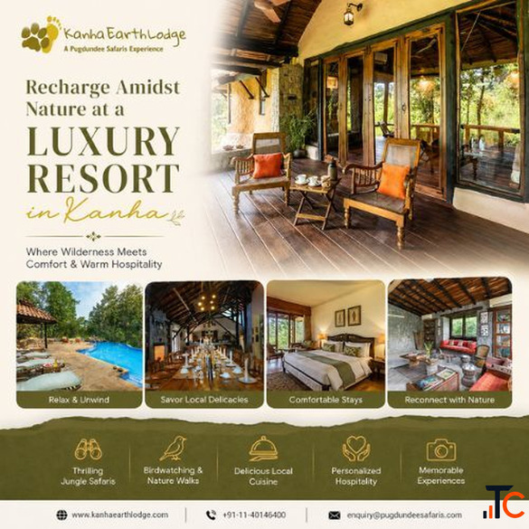 Recharge Amidst Nature at a Luxury Resort in Kanha