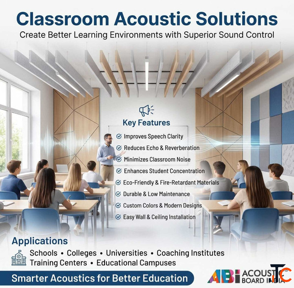 Classroom Acoustic Solutions Improve Learning Environments