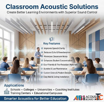 Classroom Acoustic Solutions Improve Learning Environments