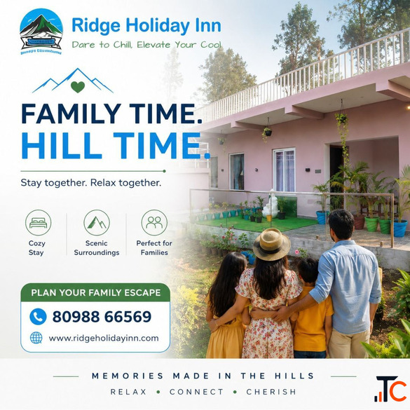 Luxury Family Resort Stay in Kodaikanal with Mountain Views