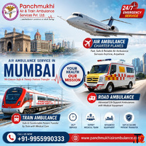 Panchmukhi ICU Air Ambulance from Mumbai- Safe Medical Evacuation with Caution