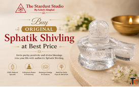 Buy Original Sphatik Shivling Online at Best Price The Stardust Studio