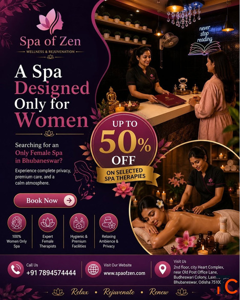 Only Female Spa in Bhubaneswar Relaxing Wellness Experience at Spa Of Zen
