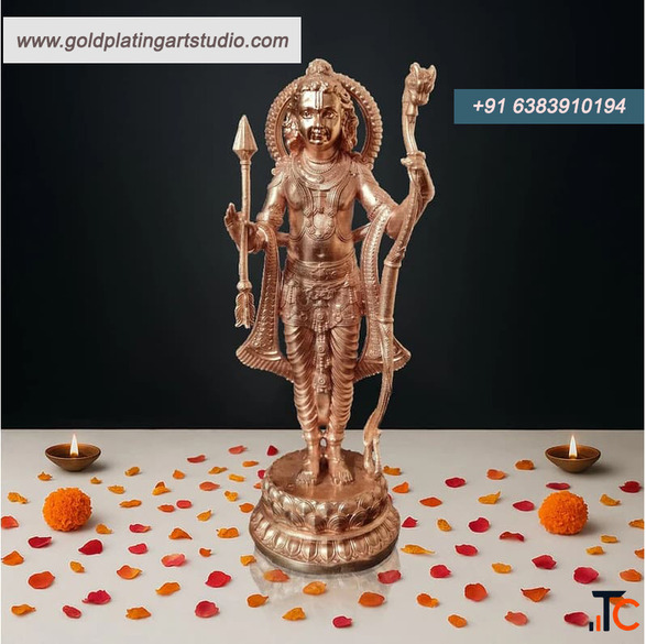 Bala Ramar Idol Gold Plating - Premium Gold Plating for Brass Bronze Idols
