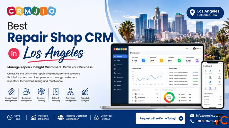 Best Repairing Shop CRM in Los Angeles