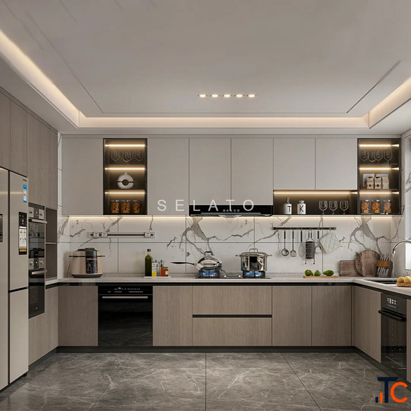 Modular Kitchen Siliguri Custom Kitchen Designs by SELATO
