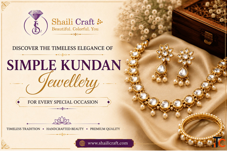 Simple Kundan Jewellery Designed for Timeless Beauty and Effortless Traditional Style