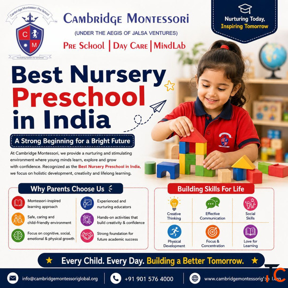 Best Nursery Preschool in India Nursery Preschool in Delhi Cambridge Montessori