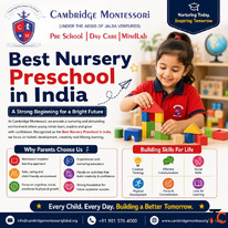 Best Nursery Preschool in India Nursery Preschool in Delhi Cambridge Montessori