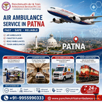Panchmukhi ICU Air Ambulance from Patna- Reliable Medical Mobility