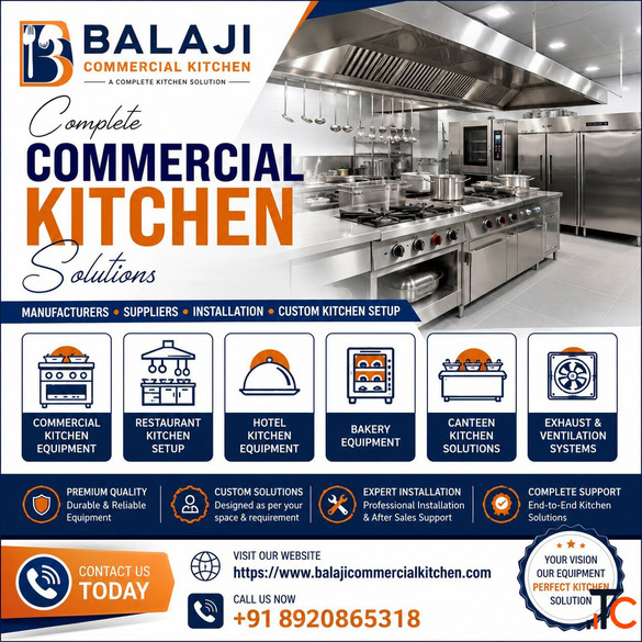 Commercial Kitchen Equipment Manufacturers in Delhi