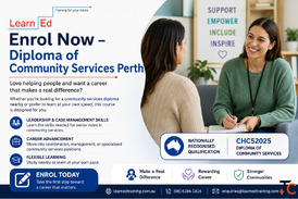 Enrol Now - Diploma of Community Services Perth