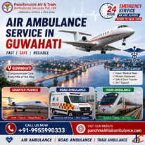 Use Panchmukhi Air Ambulance Service in Guwahati Which Offers Medical Solutions