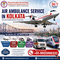Panchmukhi Air Ambulance Service in Kolkata with Advanced Medical Setup