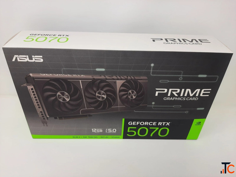 ASUS PRIME NVIDIA GeForce RTX 5070 12GB GDDR7 PCIe x16 HDMI DP Fan 16-Pin