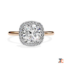 Lab Diamond Halo Rings for Women Best Price