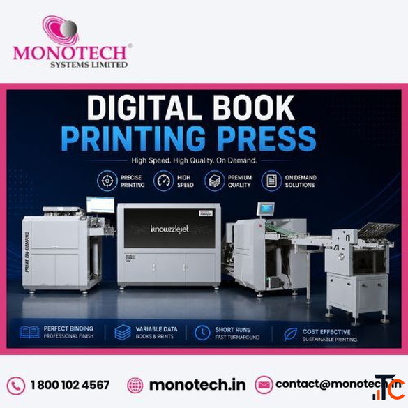 Buy Top Digital Book Printing Press by Monotech