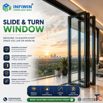 Slide and Turn Window for Flexible Living Spaces
