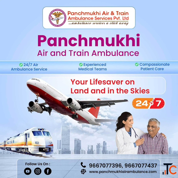 Panchmukhi Low Cost Train Ambulance in Patna- Affordable Patient Transport