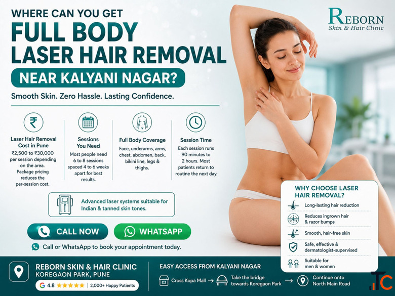 Laser Hair Removal For Men Near Kalyani Nagar - Chest Back Beard Line